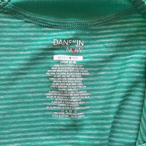 Teal Mint Green Tank Top Striped - Picture 3 of 5